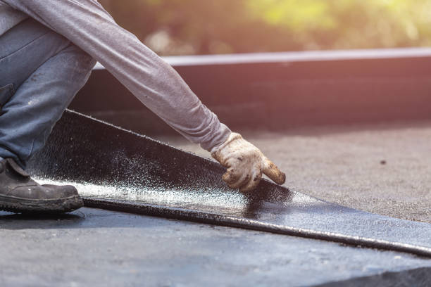 Professional Wet Basement Repair technician working in Augusta, WI